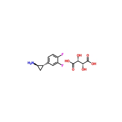 CAS 220352-39-6|Cyclopropanamine,2-(3,4-difluorophenyl)-(1R,2S) -(2R,3R)-2,3-dihidroksibutanedioat (1:1)