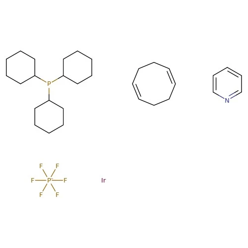 CAS:64536-78-3|(1,5-Siklooktadiena)(piridin)(trisikloheksilfosfin)iridium(I) Heksafluorofosfat