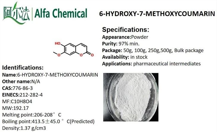 CAS NO.776-86-3 6-HYDROXY-7-METHOXYCOUMARIN