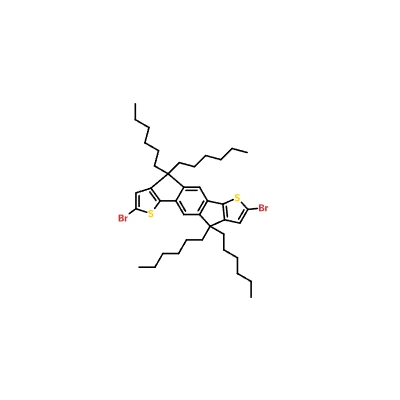 CAS: 2290561-55-4 2,7-dibromo-4,4,9,9-tetrahexyl-4,9-dihydro-s-indaceno[1,{ {11}}b:5,6-b']ditiofena