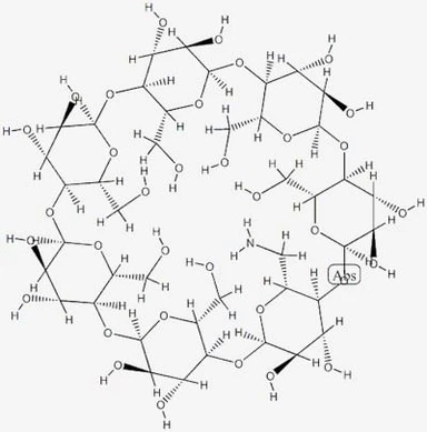 CAS:29390-67-8|6-Monodeoksi-6-monoamino-beta-siklodekstrin