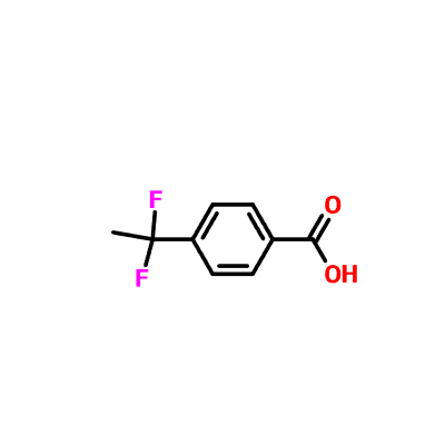 CAS 55805-14-6|4-(1,1-Difluoroetil)Asam benzoat