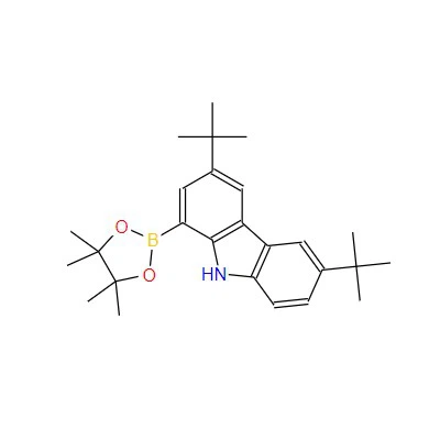 CAS:1510810-80-6|3,6-Di-tert-butil-1-(4,4,5,5-tetrametil-1,3,2-dioxaborolan-2-yl )-9H-karbazol