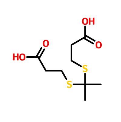 CAS:4265-59-2|3,3'-(Propana-2,2-diylbis(sulfanediyl))Asam dipropionat